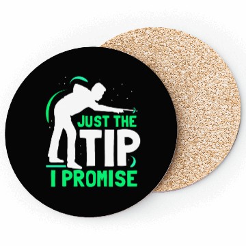 Discover Just The Tip I Promise Billard Pool Billiard Coasters