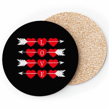 Discover Love Is Love Arrow Coasters