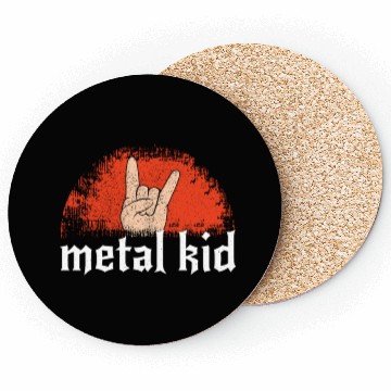 Discover Rocker Sign Rock Hand Music Lover Little Metal Kid Coasters