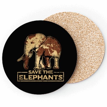 Discover Save The Elephants Elephant Coasters