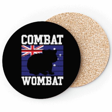 Discover Combat Wombat For A Wombats Lover Coasters