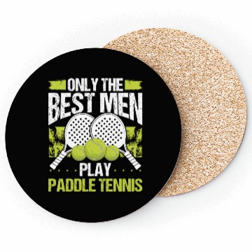Discover Paddle Tennis Player Match Only the best Men Coasters