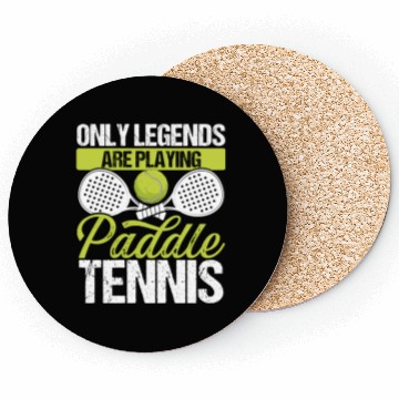 Discover Paddle Tennis Player Match Only Legends Balls Coasters