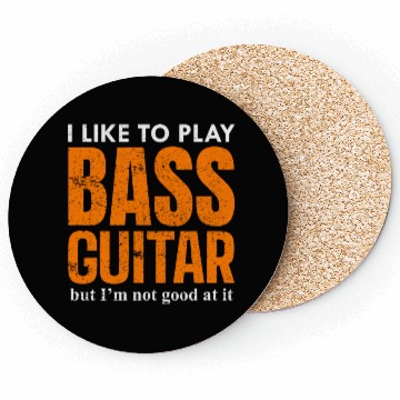 Discover Bass Guitar Player Music Musician Bassist Funny Coasters