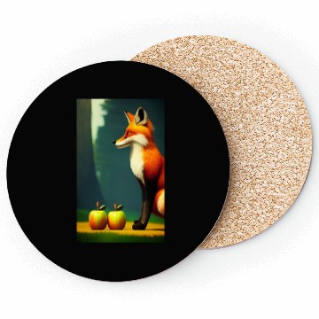 Discover Fox and apples Coasters