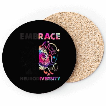 Discover Embrace Neurodiversity Autism Coasters