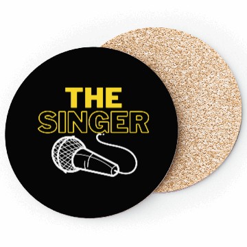 Discover The Singer Simple Band Microphone Coasters