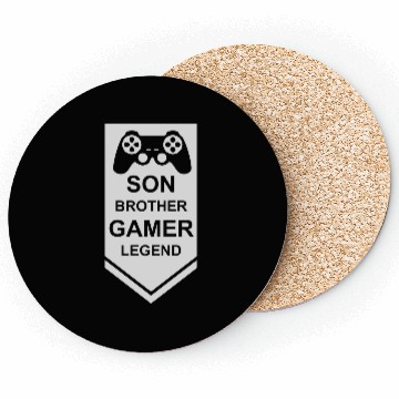 Discover son brother gamer legend Coasters