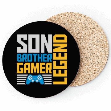 Discover son brother gamer legend Coasters