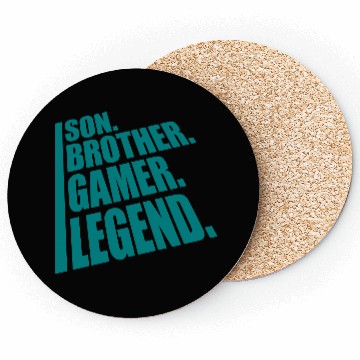 Discover son brother gamer legend Coasters
