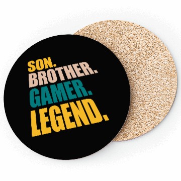 Discover son brother gamer legend Coasters