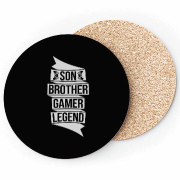 Discover son brother gamer legend Coasters