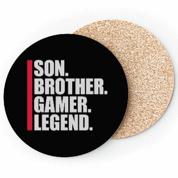 Discover son brother gamer legend Coasters