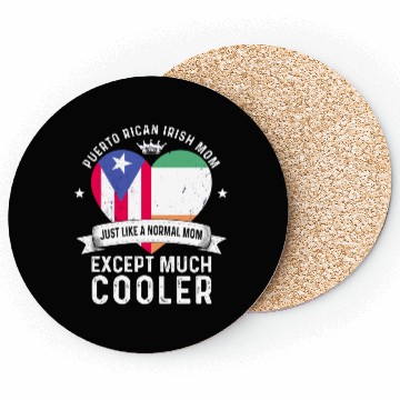 Discover Puerto Rico Flag Ireland Mom Mothers Day Women Coasters