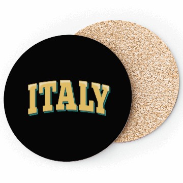Discover Italy - Italy lettering Coasters