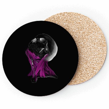 Discover Synthwave Skull Coasters