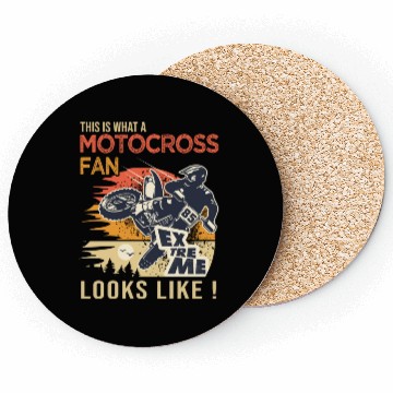 Discover moto motocross fan looks like moto cross Coasters