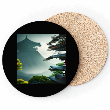 Discover Japanese temple on the hill Coasters