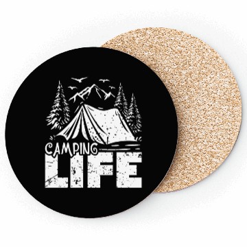 Discover Camping Life Coasters