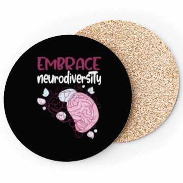Discover embrace neurodiversity - Embrace ADHD Autism ASD. Coasters