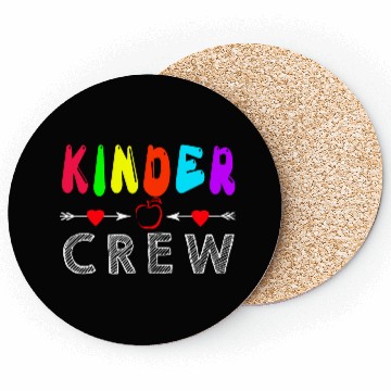 Discover Kinder Crew Kindergarten Teacher Coasters 1st Day