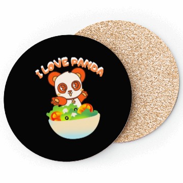 Discover I love panda Coasters