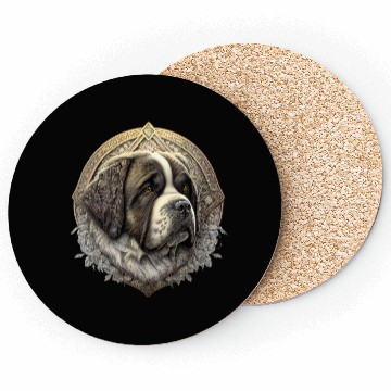Discover Saint Bernard Dog Coasters