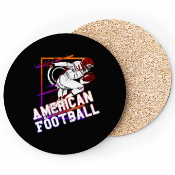 Discover American Football Player Vintage Retro USA Sport Coasters
