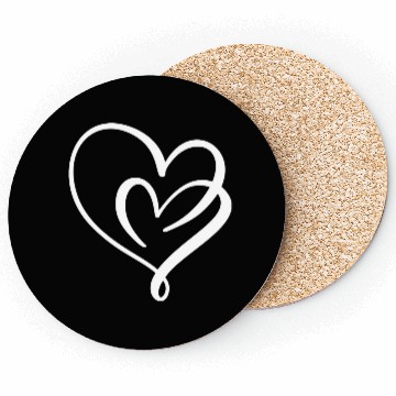 Discover Held In My Heart White Coasters