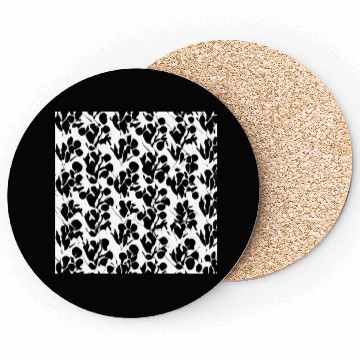 Discover Black and white nature pattern Coasters
