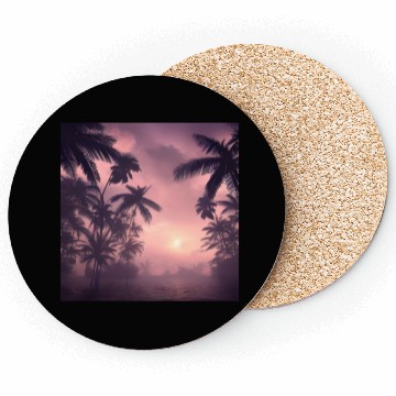 Discover Evening among palm trees Coasters
