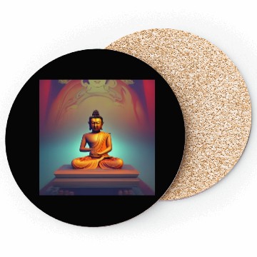 Discover Buddha statue portrait Coasters