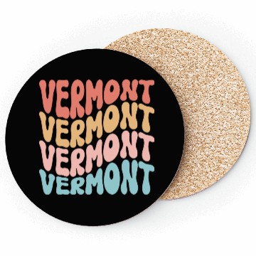 Discover Retro Vermont Use State Coasters