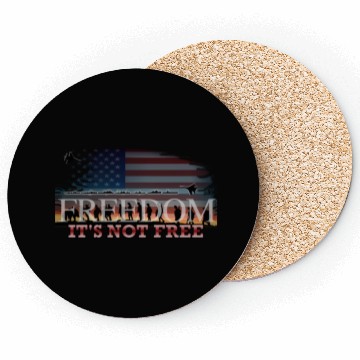 Discover Freedom It's Not Free Coasters