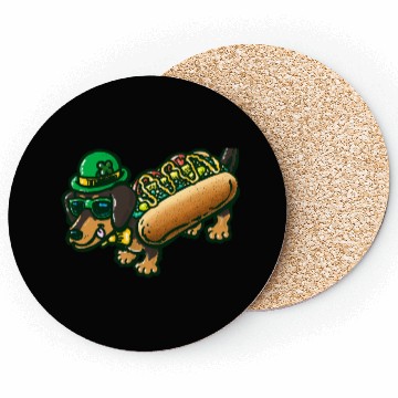 Discover St Patrick's Day Chicago Dog Coasters
