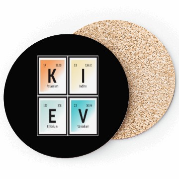Discover Kiev | Periodic Table of Elements Coasters