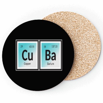 Discover Cuba | Periodic Table of Elements Coasters