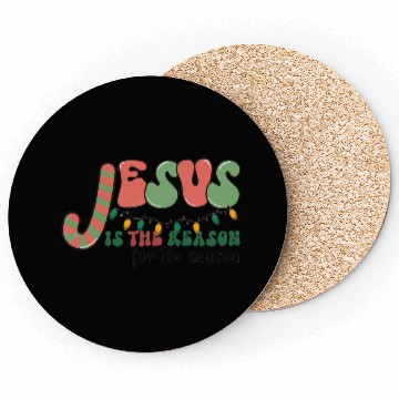 Discover Jesus is The Reason for the Season Candy Christian Coasters