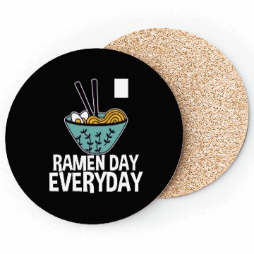 Discover Ramen Day Everyday 4 Coasters