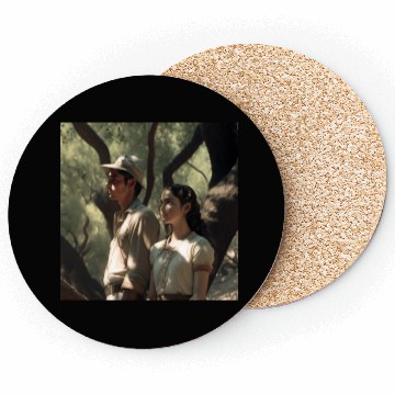 Discover screengrab from a 1920s film scene beautiful Coasters
