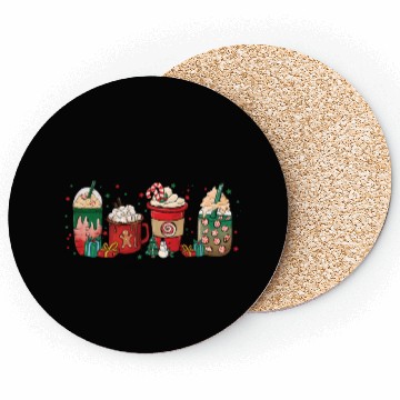 Discover Christmas Coffee Cup Coasters