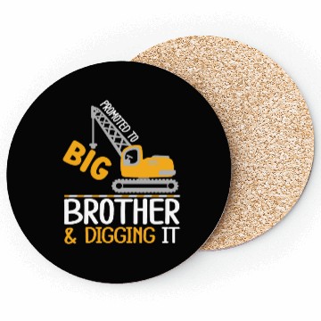 Discover Promoted to Big Brother and Digging It Crane Coasters