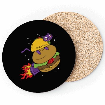 Discover Space-kitty burger Space-kitty burger inspiration Coasters