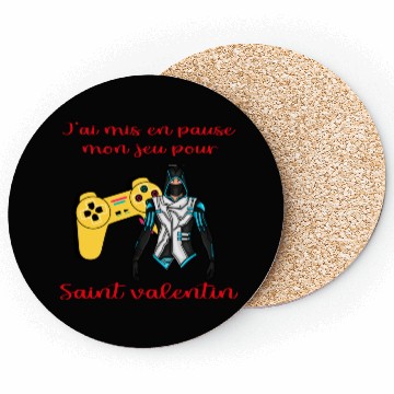 Discover Gamer valentine s day Coasters