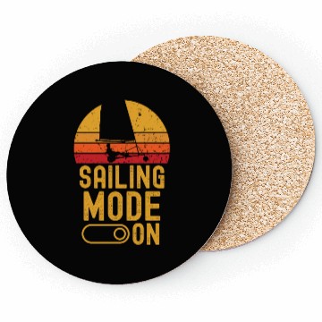 Discover sand yachting retro vintage land sailing Coasters