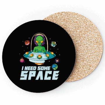Discover Alien Extraterrestrial Area 51 UFO Space Geek Gift Coasters