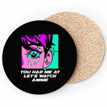 Discover Had Me at Lets Watch Anime Couples Japanese Lovers Coasters