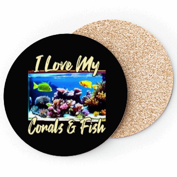 Discover Saltwater aquarium coral fish Coasters