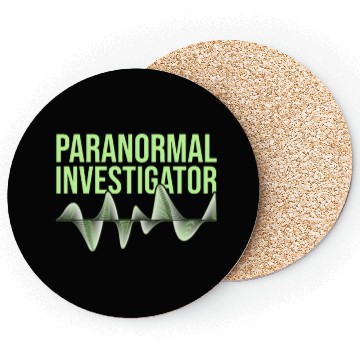 Discover Ghost Hunting Paranormal Investigator Coasters