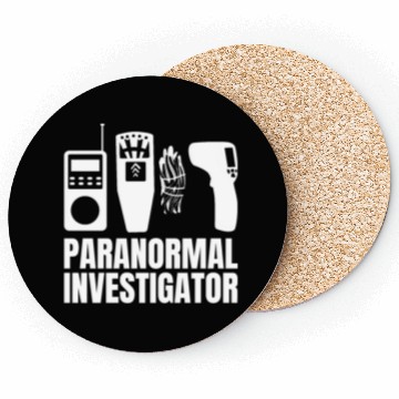 Discover Ghost Hunting Paranormal Investigator Coasters